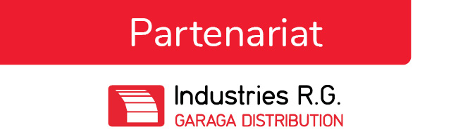 Bannière partenariat avec le manufacturier de portes de garage Garaga