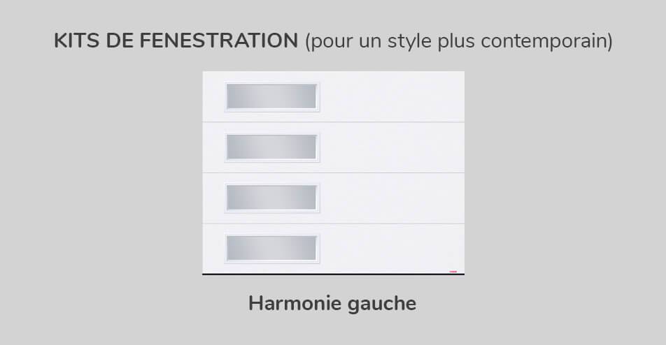 Kit de fenestration, 9' x 7', Harmonie gauche